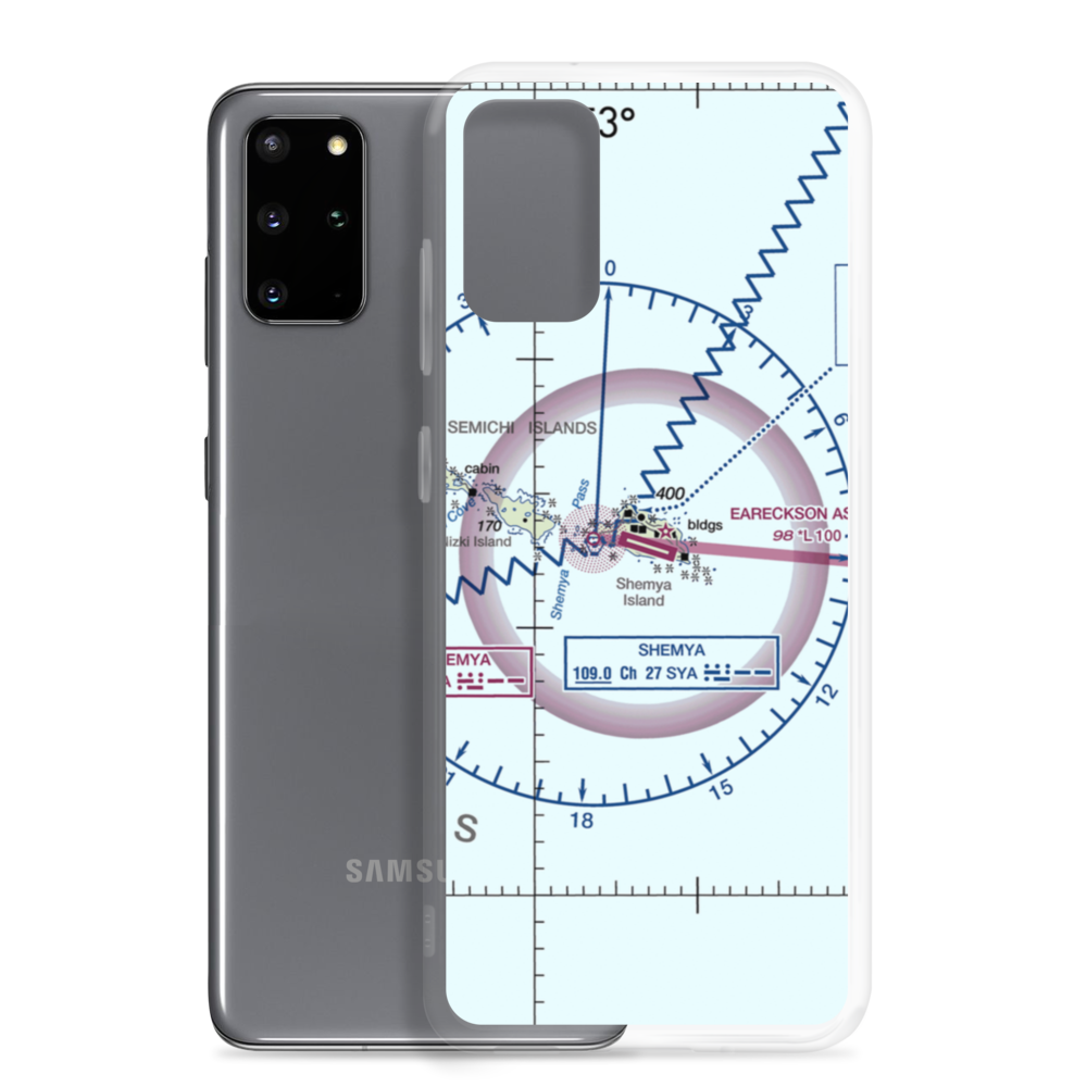 Eareckson Air Station (SYA) VFR Sectional Samsung Case Samsung Galaxy S20 Plus model shown