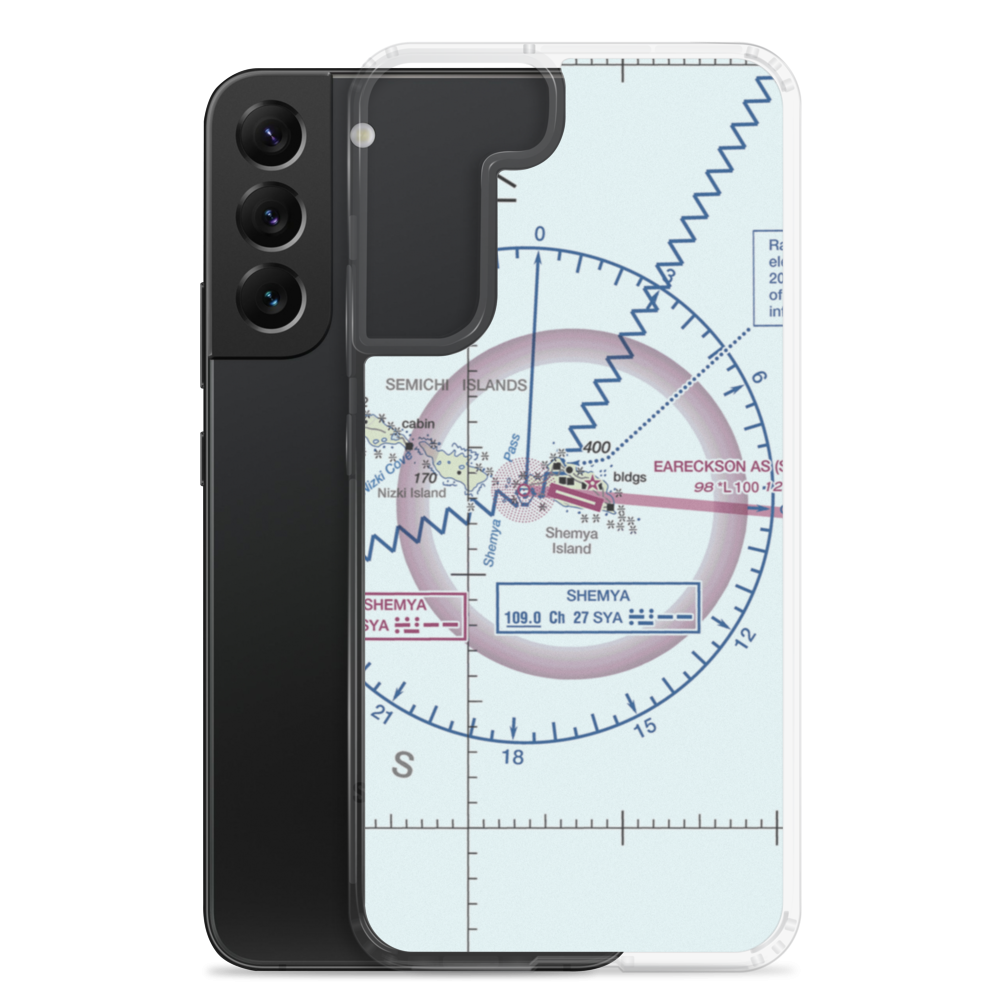 Eareckson Air Station (SYA) VFR Sectional Samsung Case Samsung Galaxy S22 Plus model shown