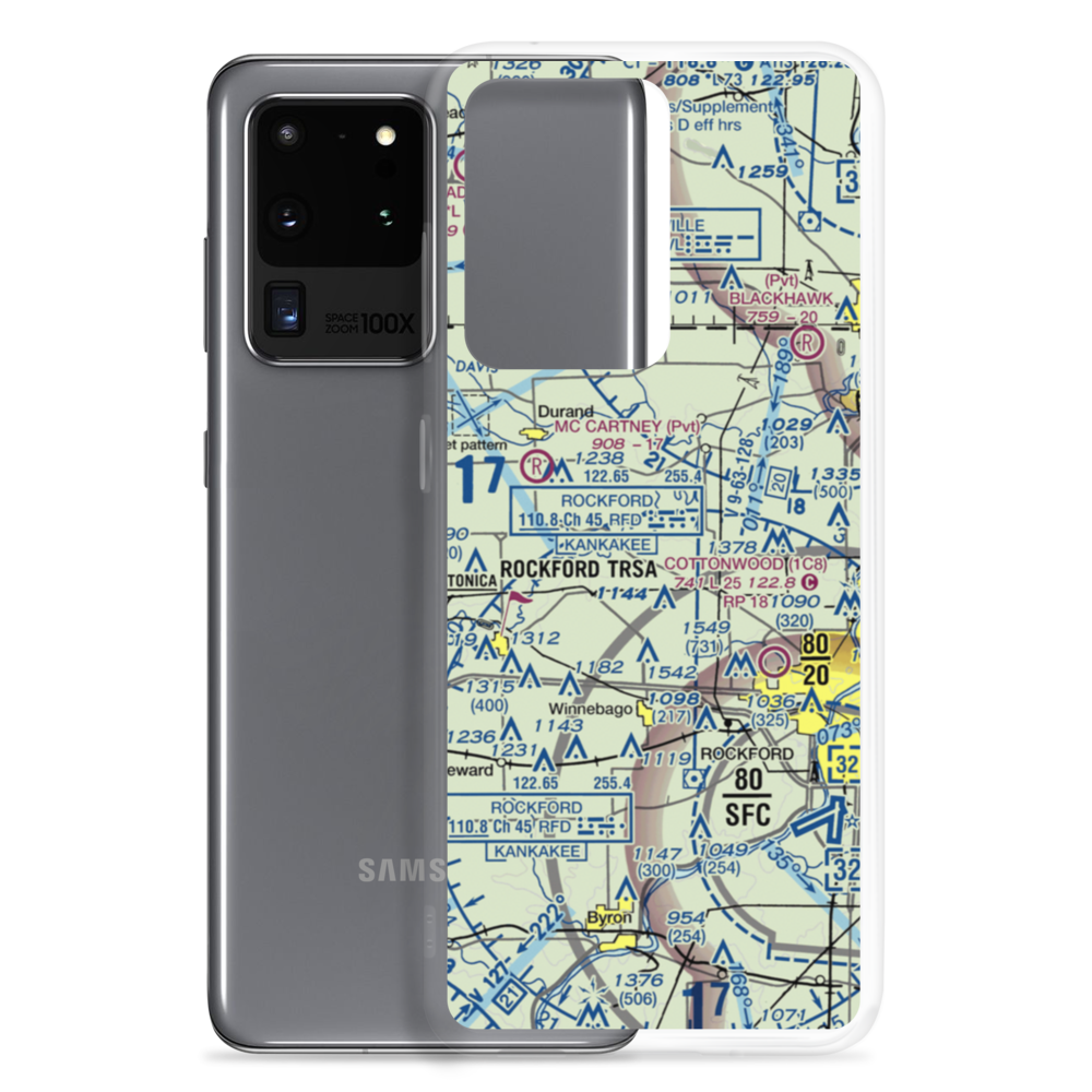 Early - Merkel Field (IS78) VFR Sectional Samsung Case Samsung Galaxy S20 Ultra model shown