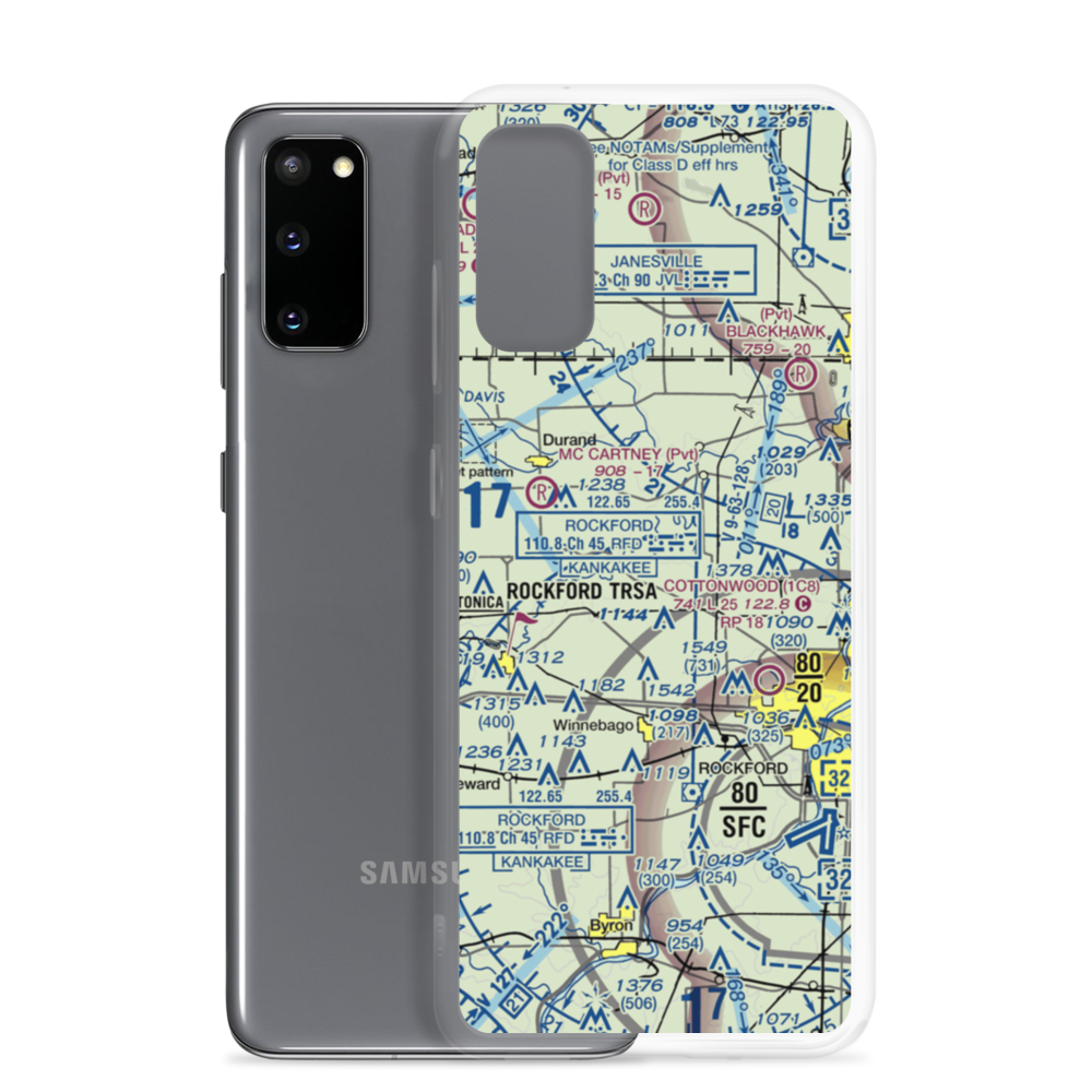Early - Merkel Field (IS78) VFR Sectional Samsung Case Samsung Galaxy S20 model shown