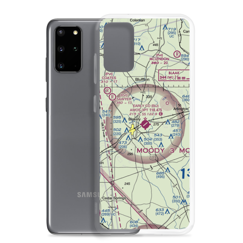 Early County Airport (BIJ) VFR Sectional Samsung Case Samsung Galaxy S20 Plus model shown