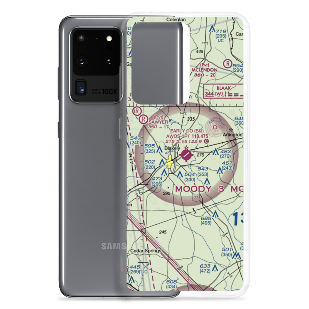 Early County Airport (BIJ) VFR Sectional Samsung Case Samsung Galaxy S20 Ultra model shown