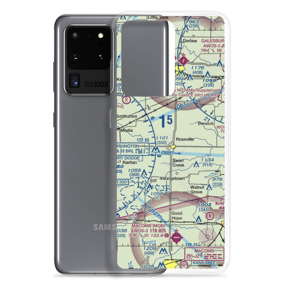 Earp Airport (3IS2) VFR Sectional Samsung Case Samsung Galaxy S20 Ultra model shown