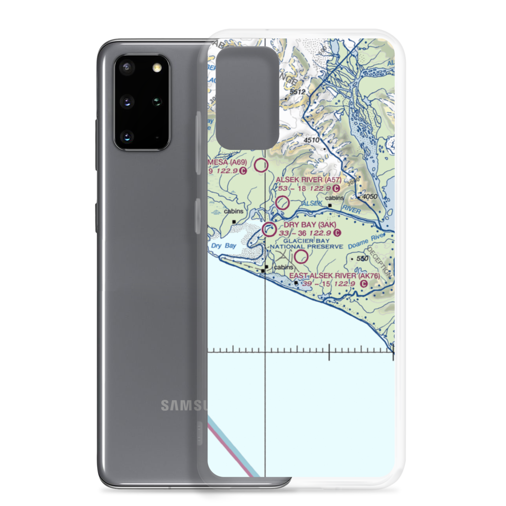 East Alsek River Airport (AK76) VFR Sectional Samsung Case Samsung Galaxy S20 Plus model shown
