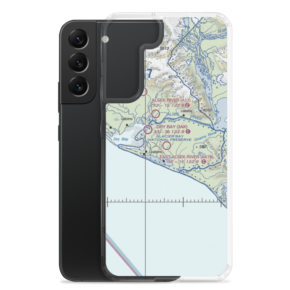 East Alsek River Airport (AK76) VFR Sectional Samsung Case Samsung Galaxy S22 Plus model shown