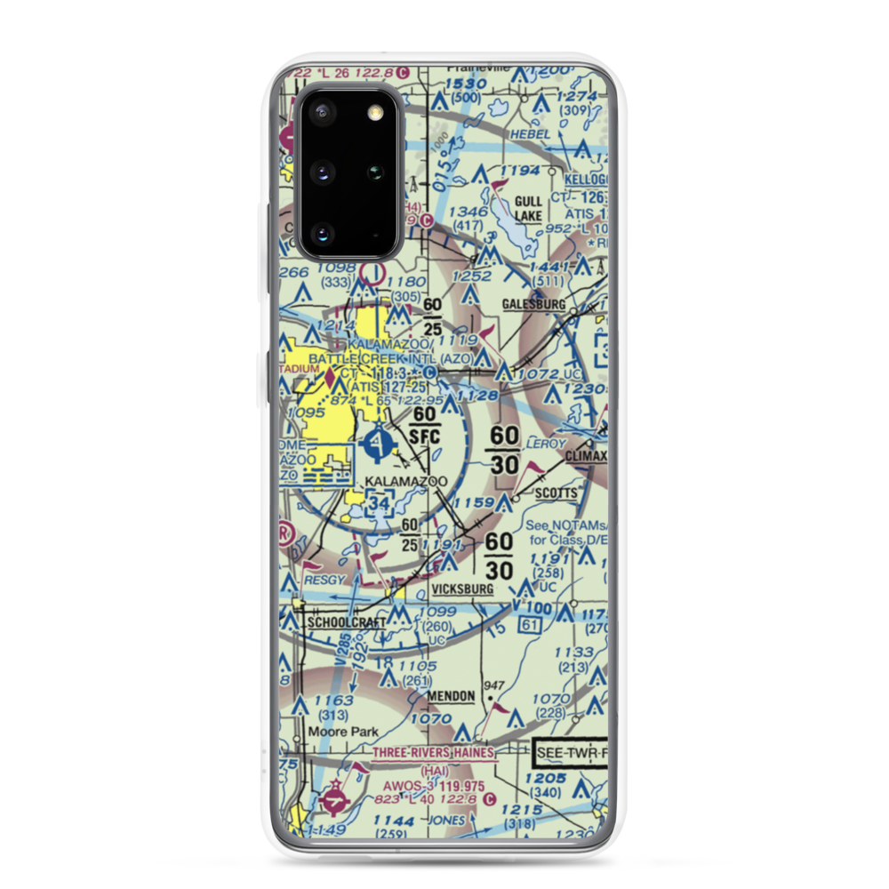 East Lake Airport (66MI) VFR Sectional Samsung Case Samsung Galaxy S20 Plus model shown