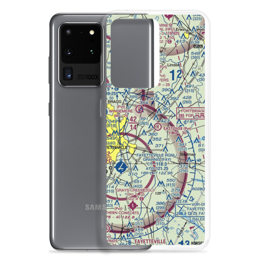 Eastover Air Ranch Airport (6NC3) VFR Sectional Samsung Case Samsung Galaxy S20 Ultra model shown