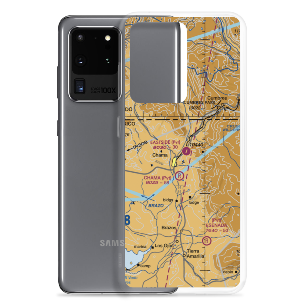 Eastside Airport (NM24) VFR Sectional Samsung Case Samsung Galaxy S20 Ultra model shown