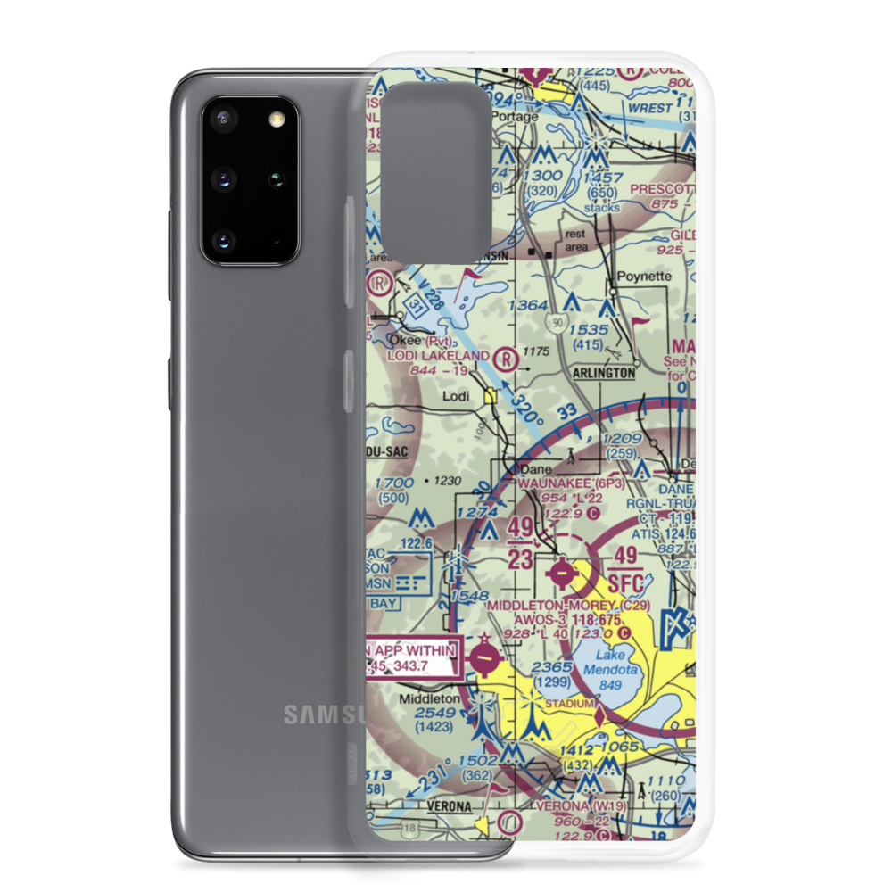 Eberle Ranch Airport (5WN2) VFR Sectional Samsung Case Samsung Galaxy S20 Plus model shown