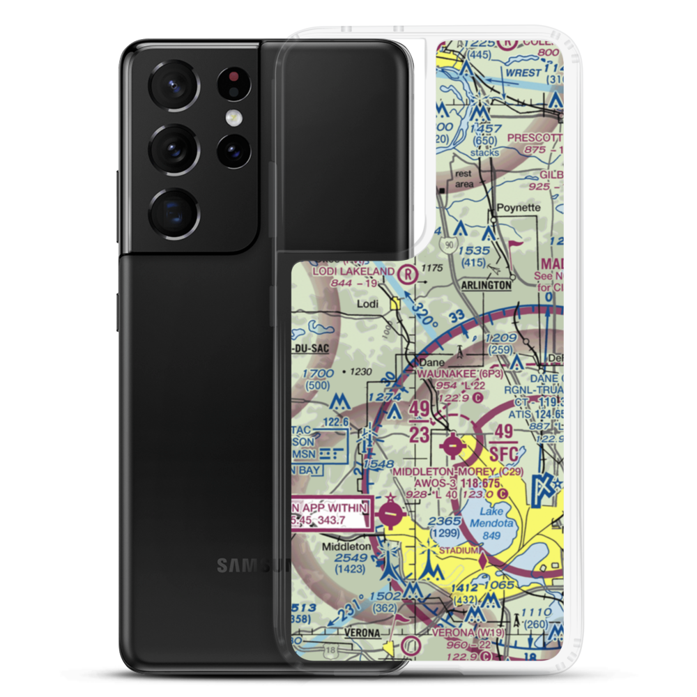 Eberle Ranch Airport (5WN2) VFR Sectional Samsung Case Samsung Galaxy S21 Ultra model shown