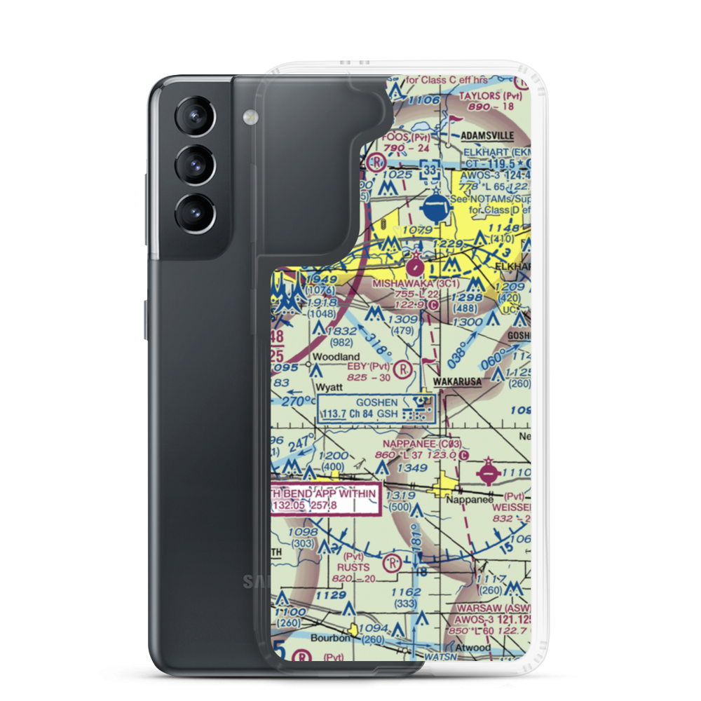 Eby Field (II74) VFR Sectional Samsung Case Samsung Galaxy S21 model shown