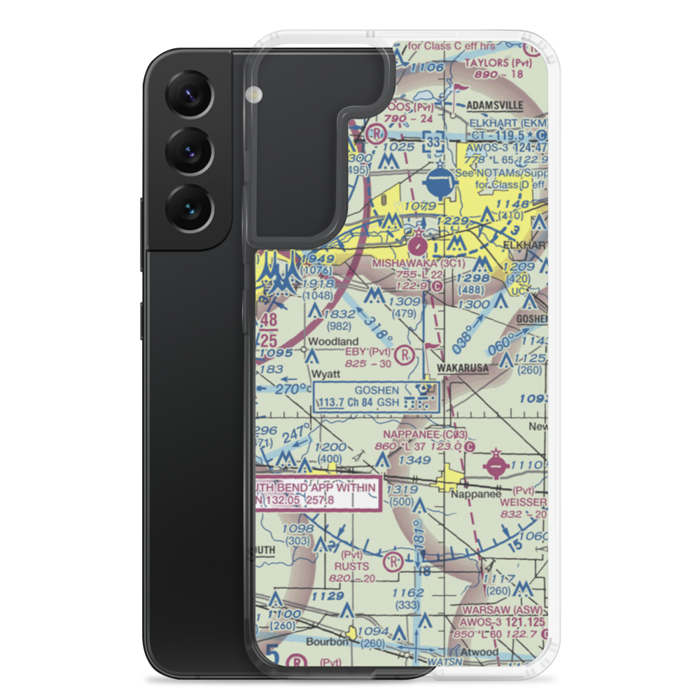 Eby Field (II74) VFR Sectional Samsung Case Samsung Galaxy S22 Plus model shown