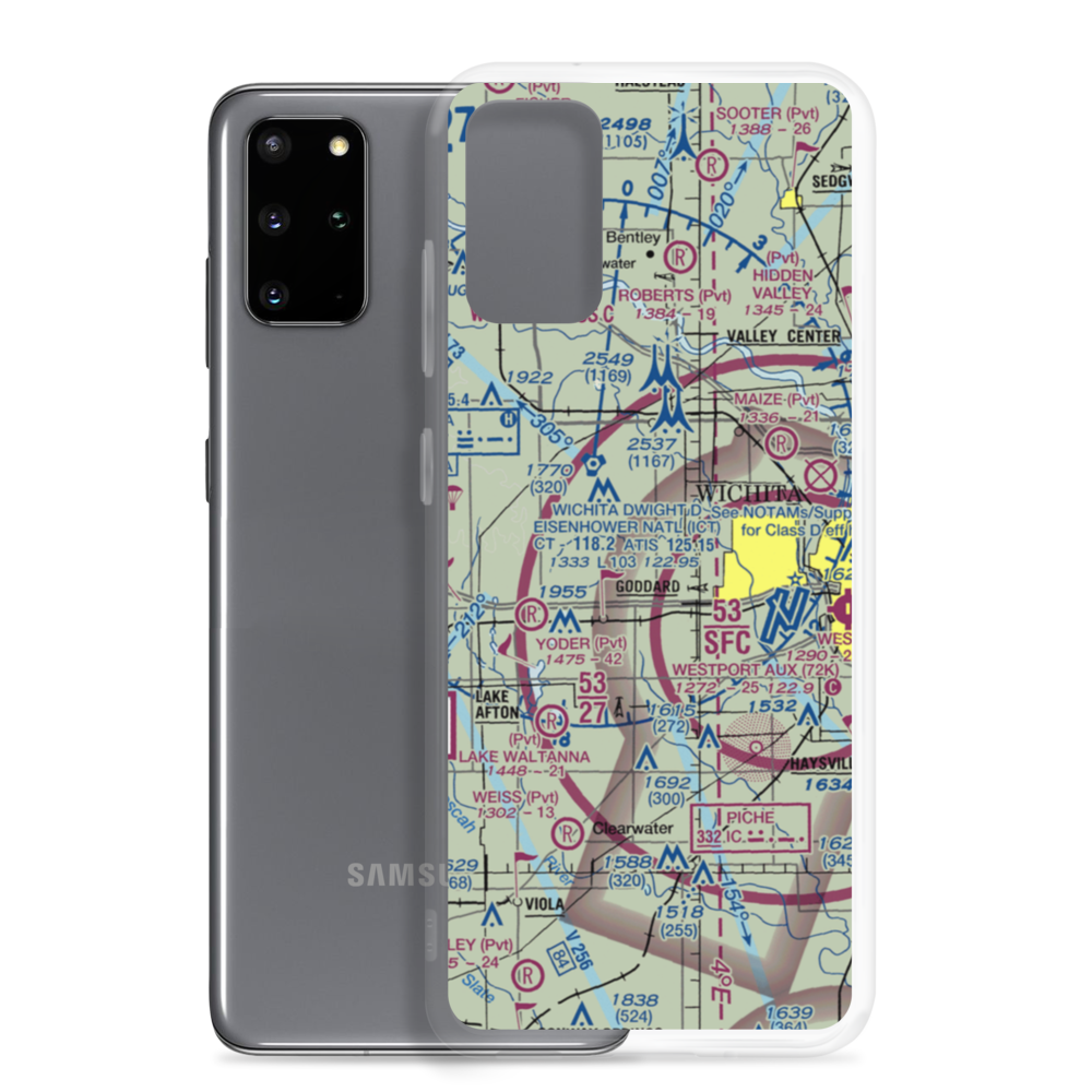 Eck Field (SN64) VFR Sectional Samsung Case Samsung Galaxy S20 Plus model shown