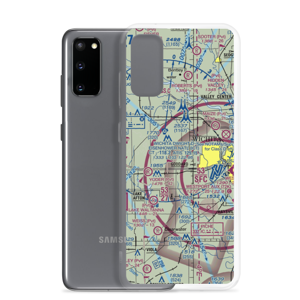 Eck Field (SN64) VFR Sectional Samsung Case Samsung Galaxy S20 model shown