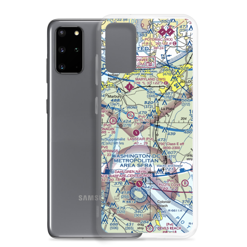 Edelen Field (5MD8) VFR Sectional Samsung Case Samsung Galaxy S20 Plus model shown