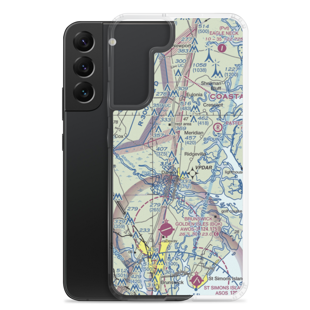 Eden Field (3GE7) VFR Sectional Samsung Case Samsung Galaxy S22 Plus model shown