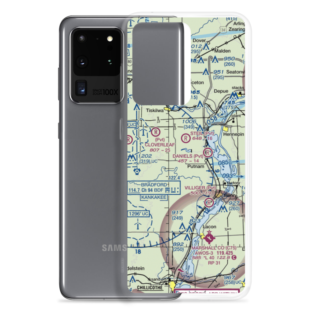 Edgar Read Airport (LL65) VFR Sectional Samsung Case Samsung Galaxy S20 Ultra model shown