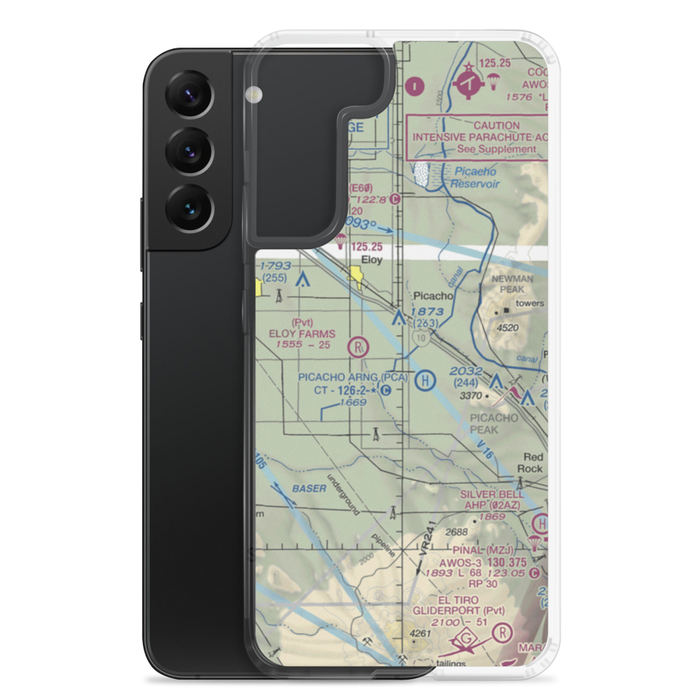 Eds Field (20AZ) VFR Sectional Samsung Case Samsung Galaxy S22 Plus model shown