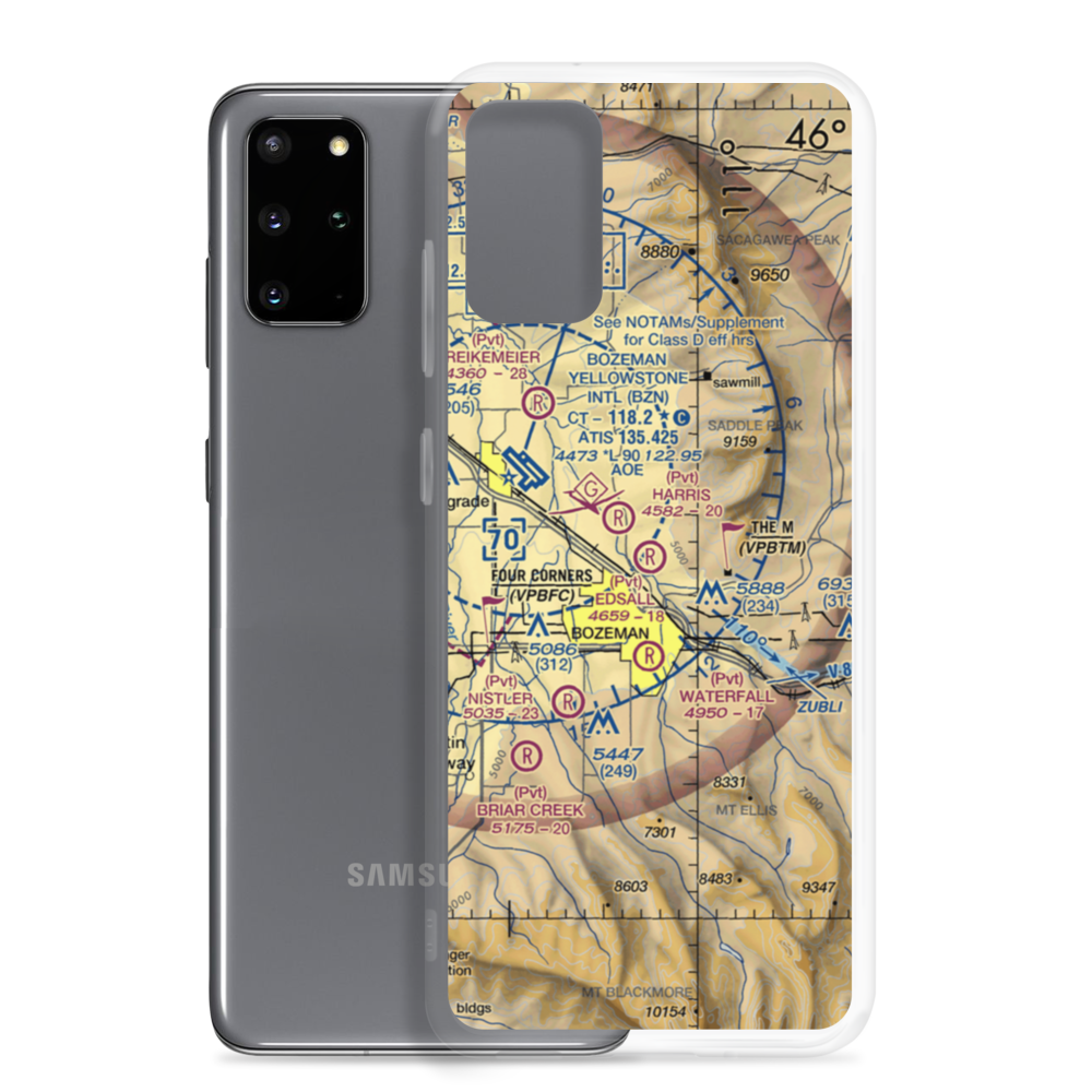 Edsall Field (MT71) VFR Sectional Samsung Case Samsung Galaxy S20 Plus model shown