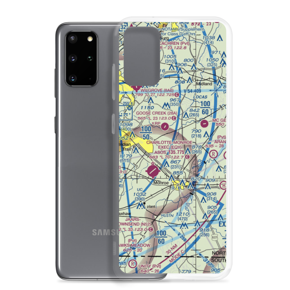 Edwards Airport (9NC3) VFR Sectional Samsung Case Samsung Galaxy S20 Plus model shown