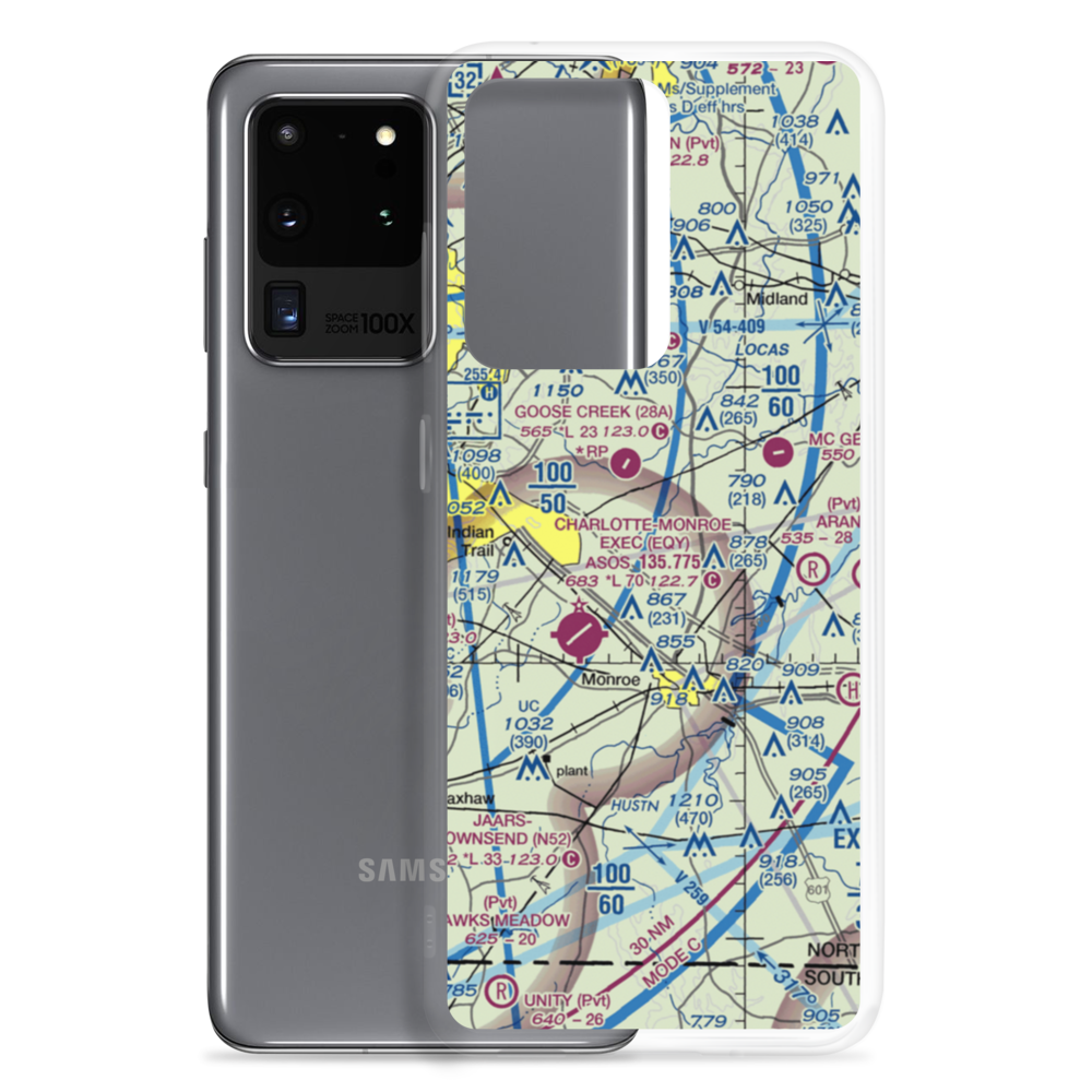 Edwards Airport (9NC3) VFR Sectional Samsung Case Samsung Galaxy S20 Ultra model shown