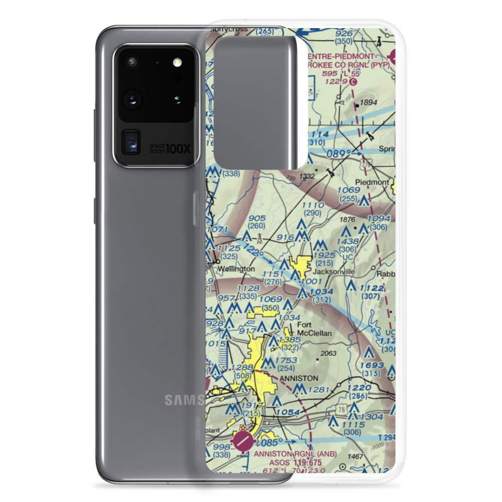 Edwards Farm Airport (3AL5) VFR Sectional Samsung Case Samsung Galaxy S20 Ultra model shown