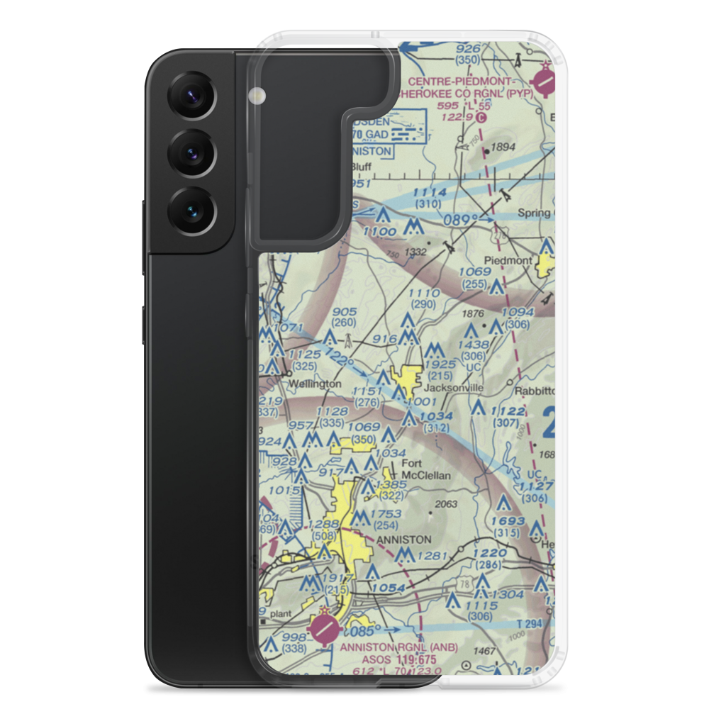 Edwards Farm Airport (3AL5) VFR Sectional Samsung Case Samsung Galaxy S22 Plus model shown