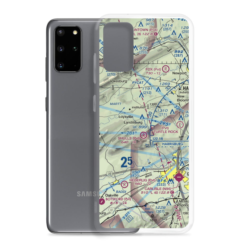 Egolf Airport (2PA7) VFR Sectional Samsung Case Samsung Galaxy S20 Plus model shown