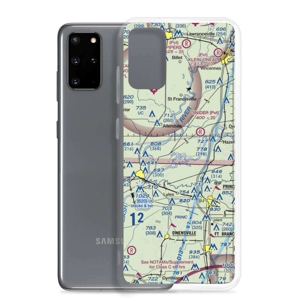 Eickholtz Airport (II33) VFR Sectional Samsung Case Samsung Galaxy S20 Plus model shown