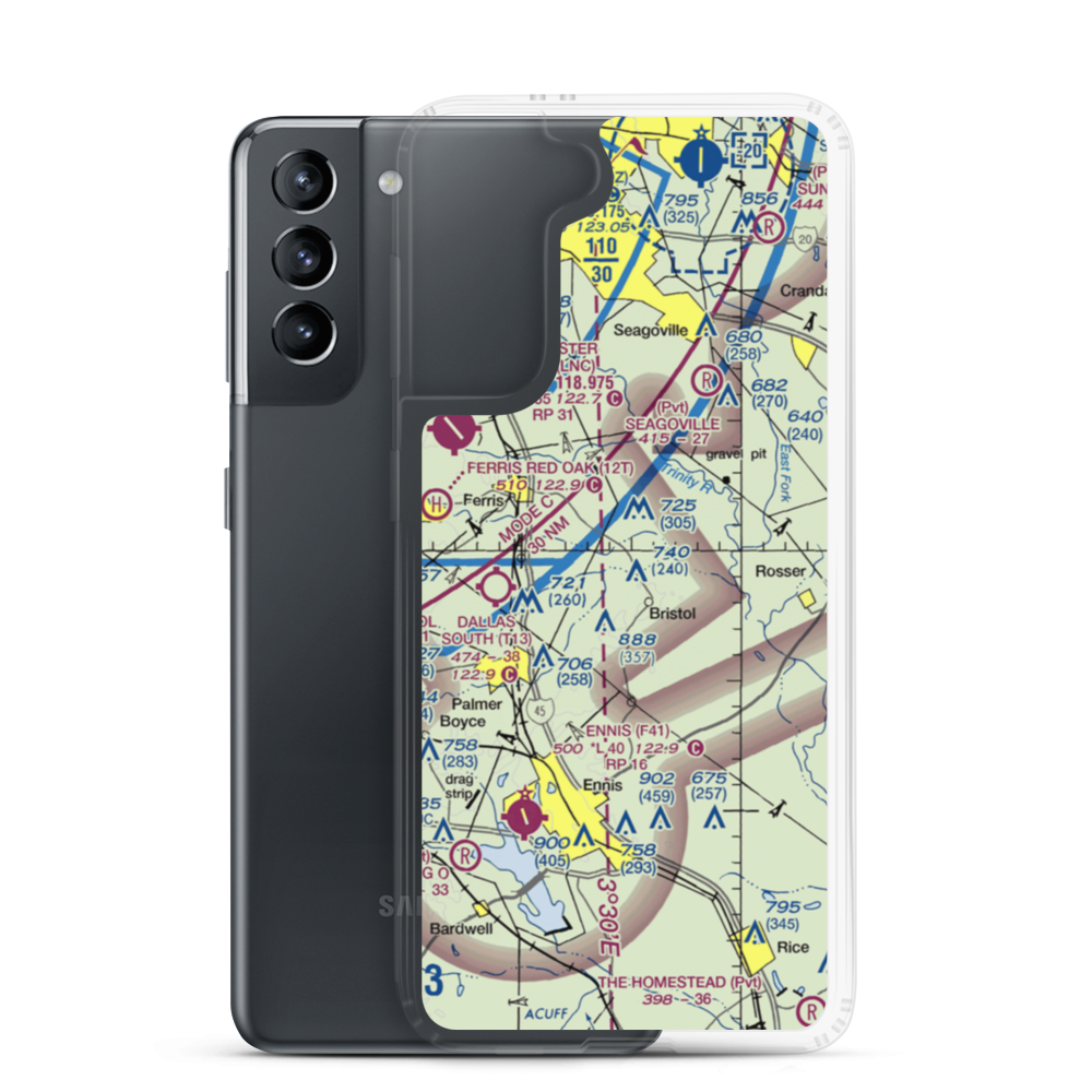 Eisenbeck Ranch Airport (US-0161) VFR Sectional Samsung Case Samsung Galaxy S21 model shown