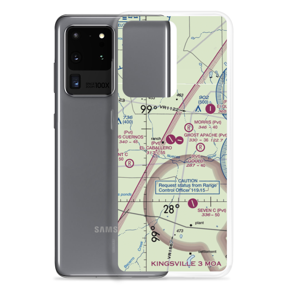 El Caballero Airport (2XA1) VFR Sectional Samsung Case Samsung Galaxy S20 Ultra model shown