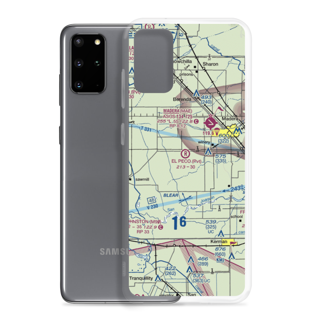 El Peco Ranch Airport (49CL) VFR Sectional Samsung Case Samsung Galaxy S20 Plus model shown