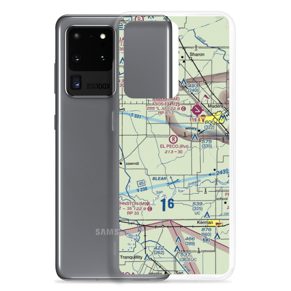 El Peco Ranch Airport (49CL) VFR Sectional Samsung Case Samsung Galaxy S20 Ultra model shown