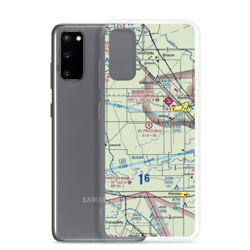 El Peco Ranch Airport (49CL) VFR Sectional Samsung Case Samsung Galaxy S20 model shown
