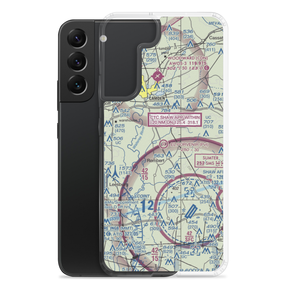 El Porvenir Airpark (SC44) VFR Sectional Samsung Case Samsung Galaxy S22 Plus model shown