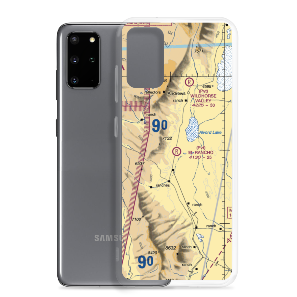 El Rancho Airport (2OG4) VFR Sectional Samsung Case Samsung Galaxy S20 Plus model shown
