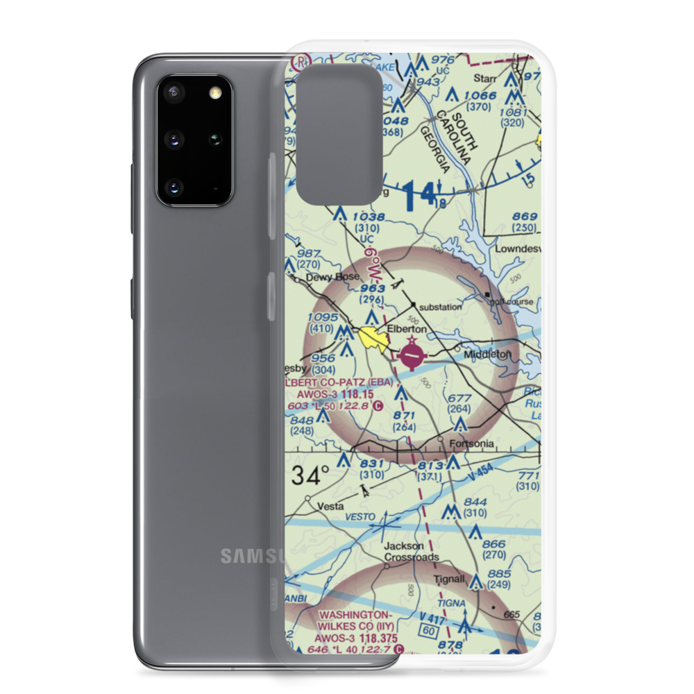 Elbert-County-Patz Field (EBA) VFR Sectional Samsung Case Samsung Galaxy S20 Plus model shown