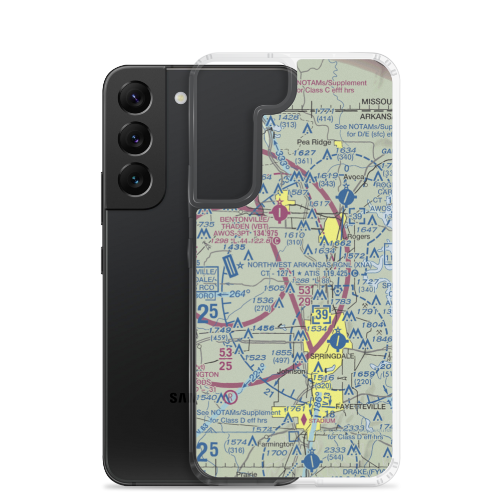 Elder Airstrip (6AR1) VFR Sectional Samsung Case Samsung Galaxy S22 model shown