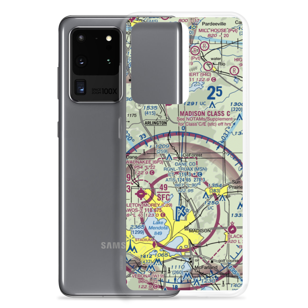 Elert Airport (WS12) VFR Sectional Samsung Case Samsung Galaxy S20 Ultra model shown