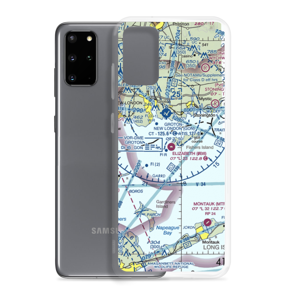 Elizabeth Field (0B8) VFR Sectional Samsung Case Samsung Galaxy S20 Plus model shown