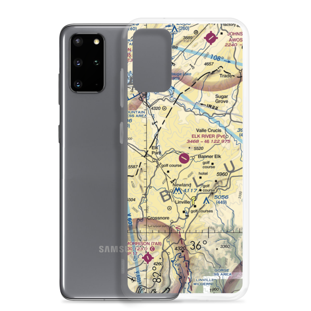 Elk River Airport (NC06) VFR Sectional Samsung Case Samsung Galaxy S20 Plus model shown