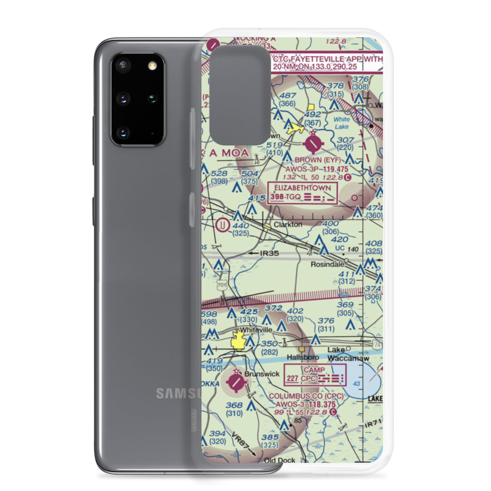 Elkins Field (1E6) VFR Sectional Samsung Case Samsung Galaxy S20 Plus model shown