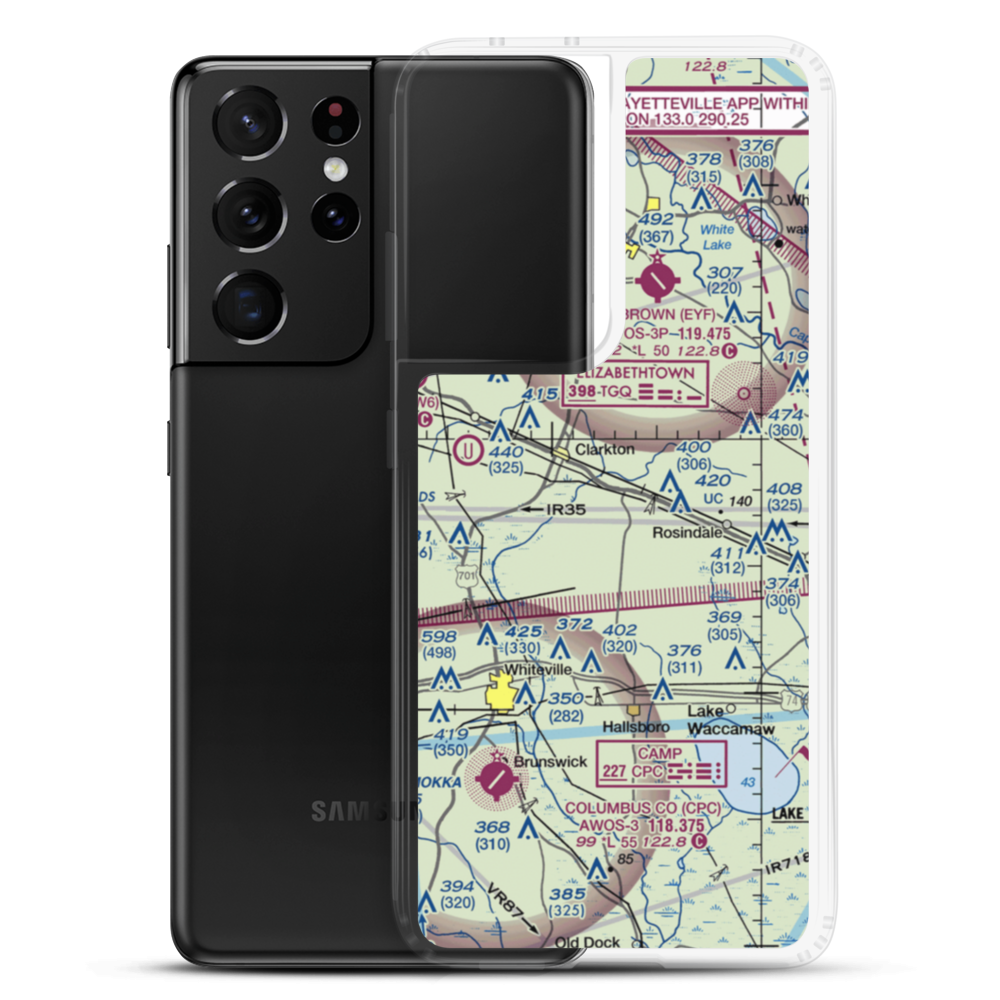 Elkins Field (1E6) VFR Sectional Samsung Case Samsung Galaxy S21 Ultra model shown