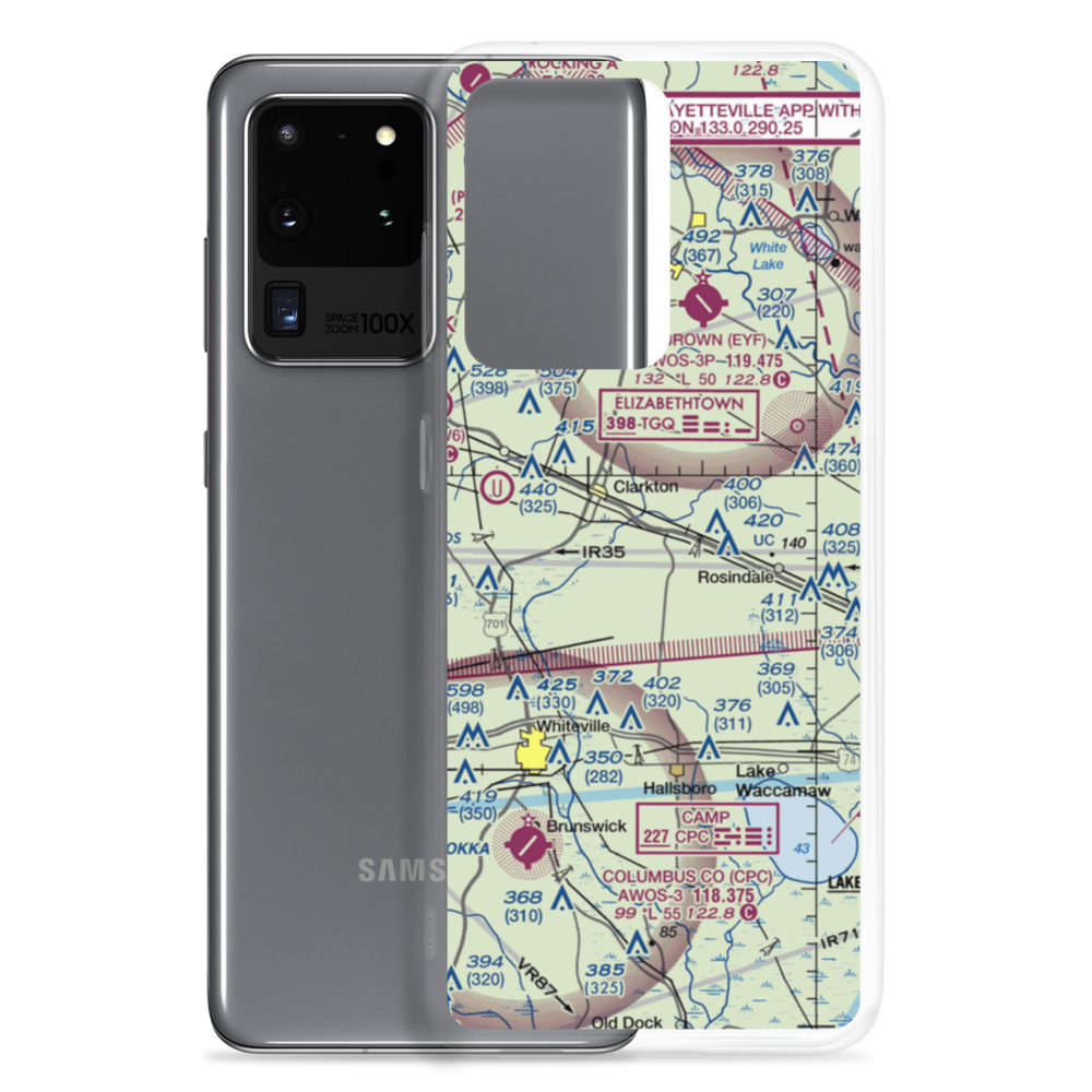 Elkins Field (2NR2) VFR Sectional Samsung Case Samsung Galaxy S20 Ultra model shown