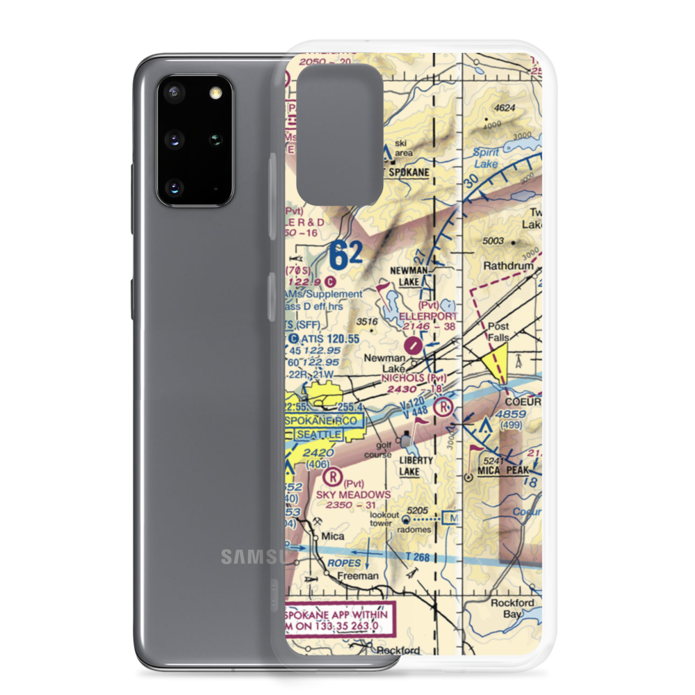 Ellerport Airport (WN54) VFR Sectional Samsung Case Samsung Galaxy S20 Plus model shown
