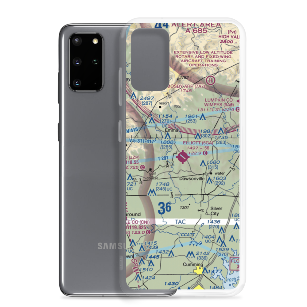 Elliott Field (5GA) VFR Sectional Samsung Case Samsung Galaxy S20 Plus model shown