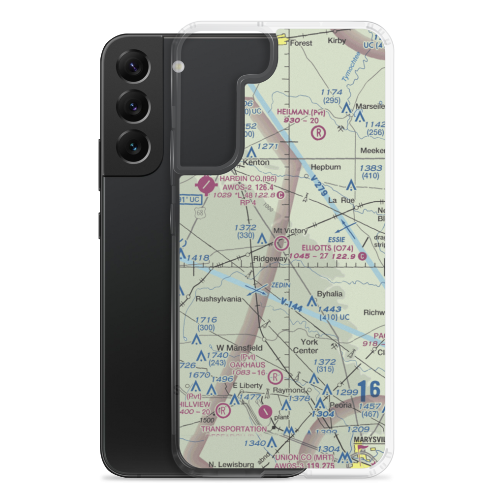 Elliotts Landing Airport (O74) VFR Sectional Samsung Case Samsung Galaxy S22 Plus model shown