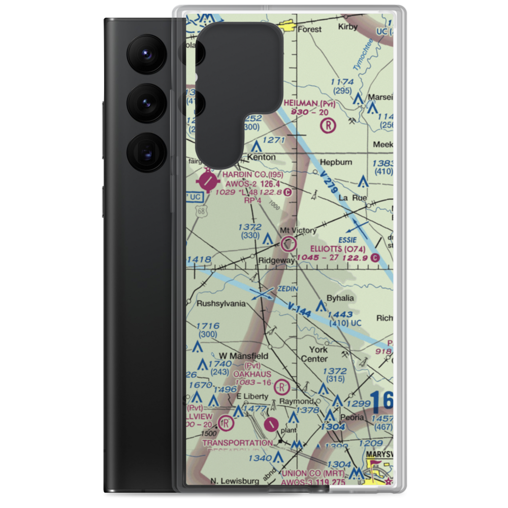 Elliotts Landing Airport (O74) VFR Sectional Samsung Case Samsung Galaxy S22 Ultra model shown