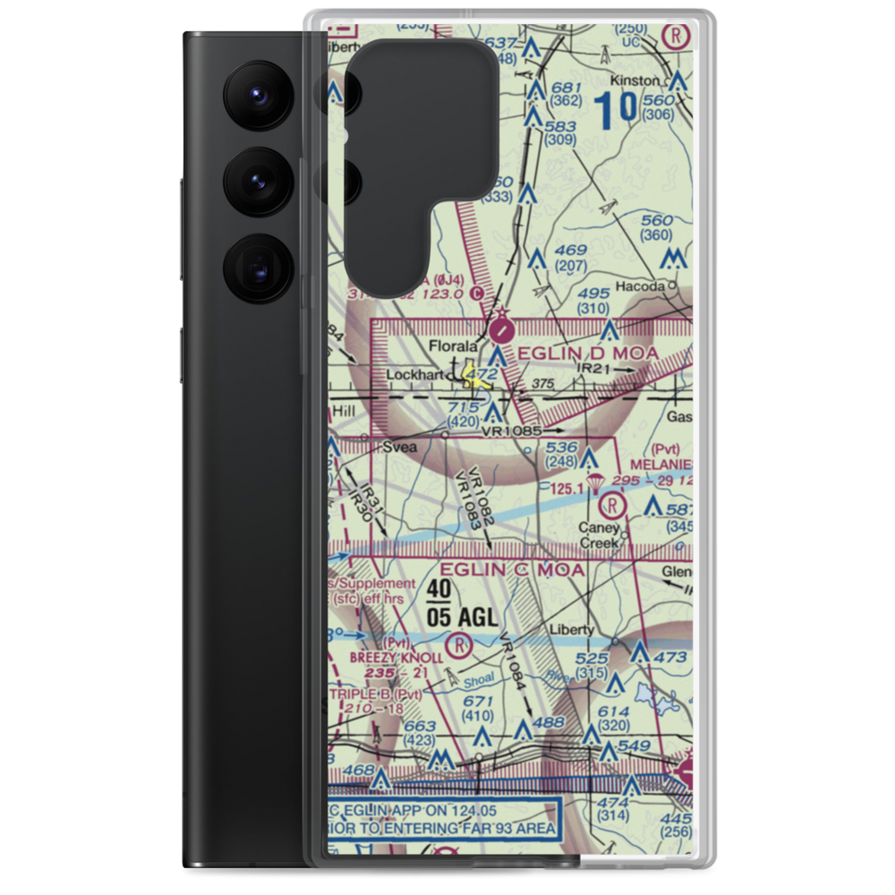 Ellis Agricultural Field (34FL) VFR Sectional Samsung Case Samsung Galaxy S22 Ultra model shown