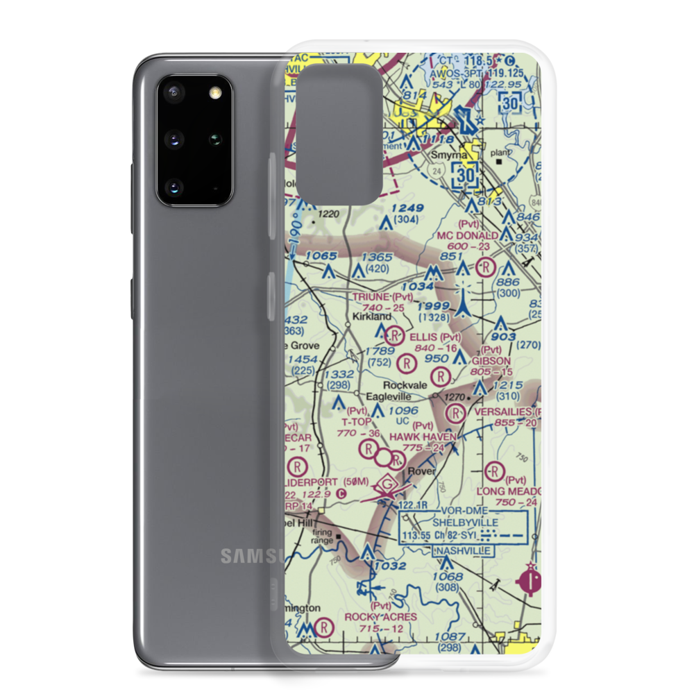 Ellis Field (02TN) VFR Sectional Samsung Case Samsung Galaxy S20 Plus model shown
